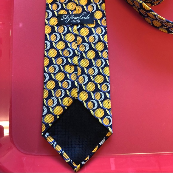 Stefano Conti 100% silk tie - Picture 3 of 4